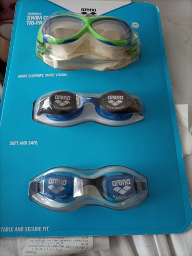 Arena tri pack junior goggles - tri,