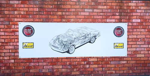 Fiat dino cutaway work shop - ,