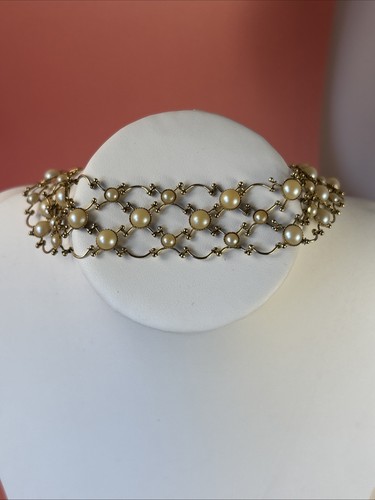 Vintage gold toned braided - vintage,