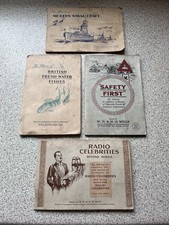 4 Vintage 1930’s WILLS’S & JOHN PLAYER & SONS Cigarette Card Albums INCOMPLETE 