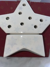 Villeroy & Boch Modern Christmas Tea Light Candle Holder Star Unused Boxed 5.5”