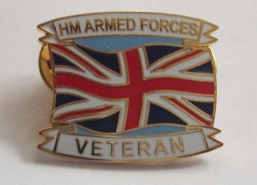 Armed forces veteran lapel - armed,