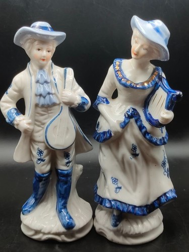 Vintage 1930s blue white - 1930s, &