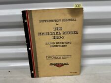 National HRO-7 HRO7 Radio