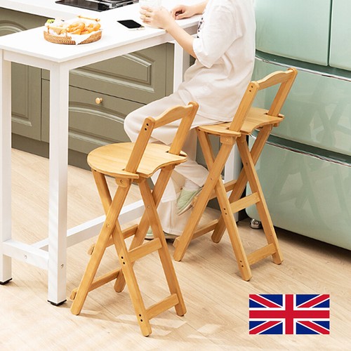 Folding bar stool bamboo - stool,