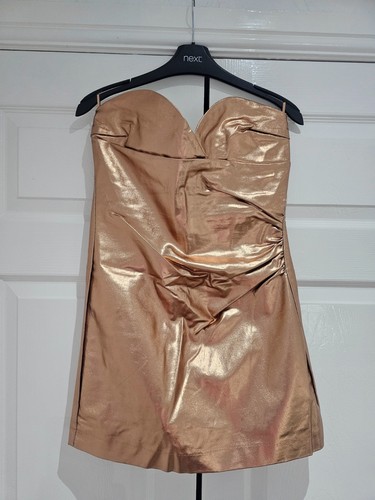 Zara faux leather dress - faux,