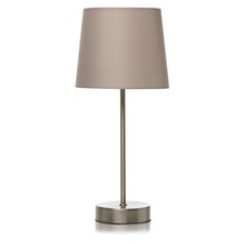 Beige Stick Table Lamp
