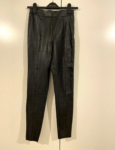 Topshop black faux - faux, leather
