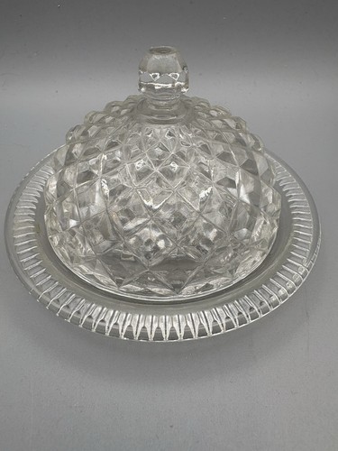 Vintage art deco pressed glass - art,