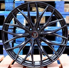 20" VW CRAFTER 5 STUD MODELS WOLFRACE ES WOLFSBURG GLOSS BLACK 8j ALLOYS X4