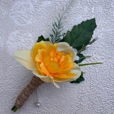Daffodil buttonhole wedding - daffodil,