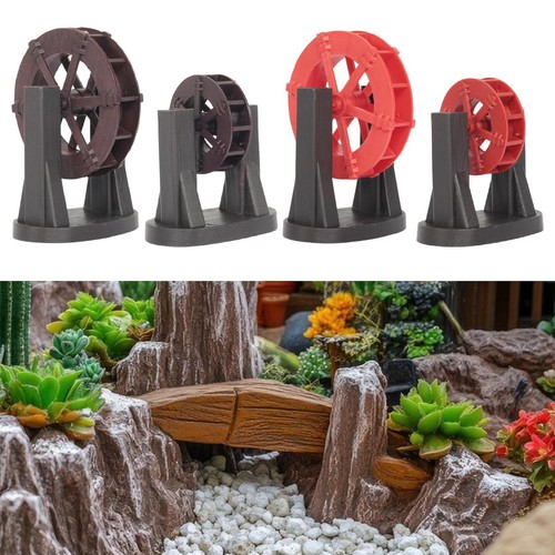 Simulated water wheel - wheel, model