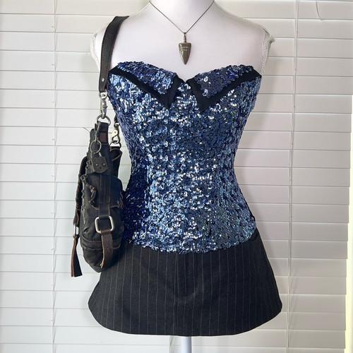 Nwt y2k vintage - bebe, strapless