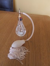 Stuart Crystal Cut Perfume Spray Atomiser Bottle - Still With Labels On In  GC 