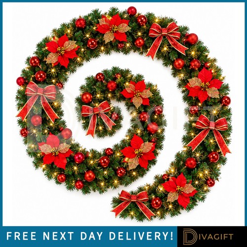 9ft pre lit christmas - 9ft,
