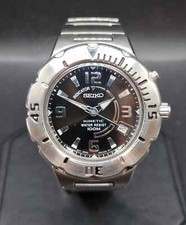 Seiko Mens KINETIC Watch 5M62-0A50 SKA347 Stainless Steel WR100M c.May 2000