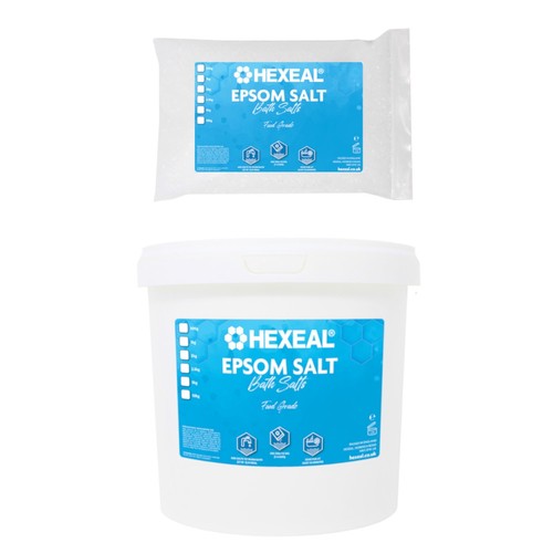 Hexeal epsom salt 250g 25kg - salt,