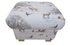 Handcrafted Footstool Pouffe