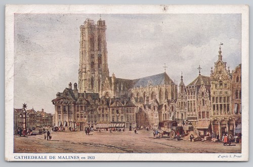 Malines cathedral belgium 1833 - malines,