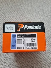Paslode F16 Straight Brads 38mm Nails + 2gas Cells