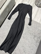 Brand new womens fitted ASOS maxi long satin asos party dress