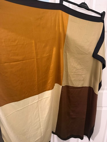 Large silk satin scarf shawl - satin,