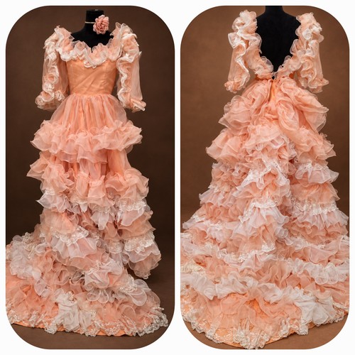 Vintage 1980s peach - 1980s,