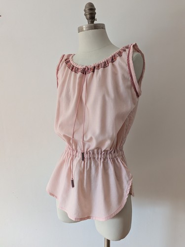 Vintage scottish pink peasant - scottish,