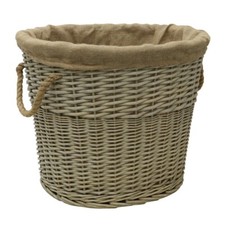 JVL Willow Log Basket with