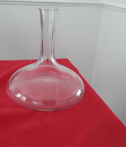 Glass bottle vase handblown - bottle,