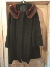 vintage astrakhan fur coat