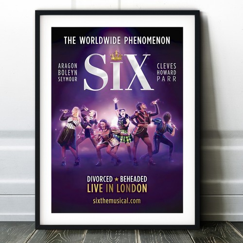 Six the musical poster - poster,