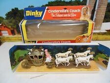 DINKY. 111. CINDERELLA'S COACH.HORSE'S.THE SLIPPER & THE ROSE. N MINT & BOXED