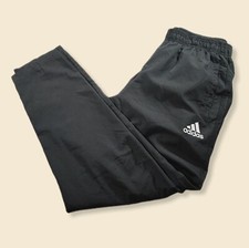 Mens Adidas Climalite Black Joggers Trackies Size Waist Large