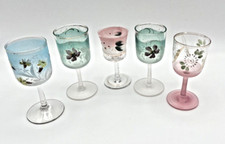 4 Vintage Bohemian Art Glass
