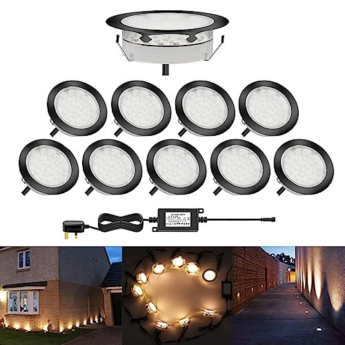 80mm large led decking lights - 80mm,