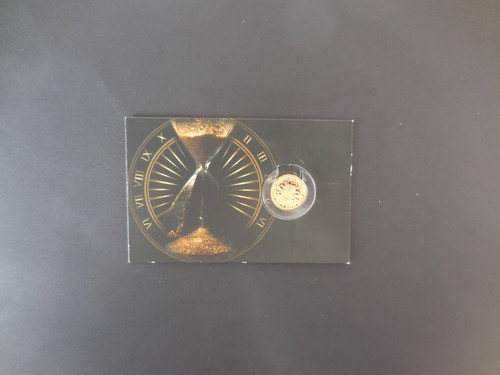 Gold quarter sovereign - gold, coin