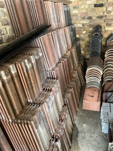 Reclaimed roof tiles various - roof,