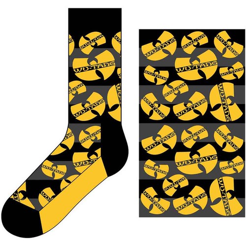Tang clan socks logo repeat - logo,