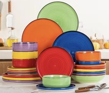 24pc Dinner Set multicolour