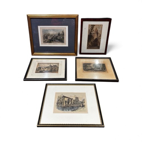Collection antique prints - of,