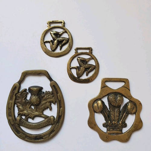 Brass medallion scottish - brass,
