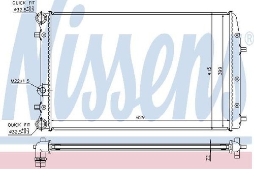Nissens radiator for - nissens,
