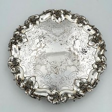 10" WAITER TRAY OLD SHEFFIELD