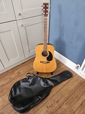 Jim Deacon DG29 Acoustic Guitar With Case And Stand