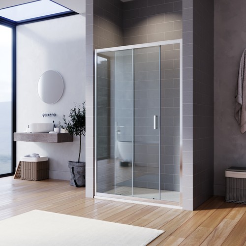 Sliding shower door enclosure - sliding,