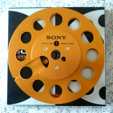 Genuine SONY 7"  Metal Spool - Metallic Brown - ¼ Inch Tape Width