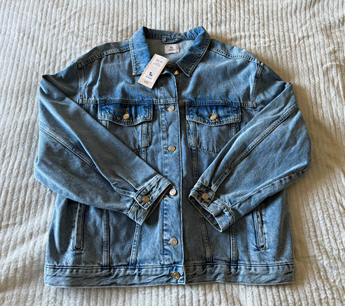 Blue denim jacket women - blue,