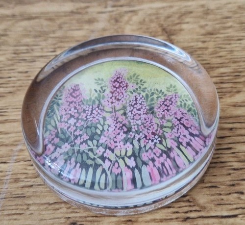 Vintage glass paperweight - glass,