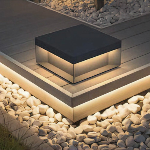 Outdoor square led pillar - outdoor, gate